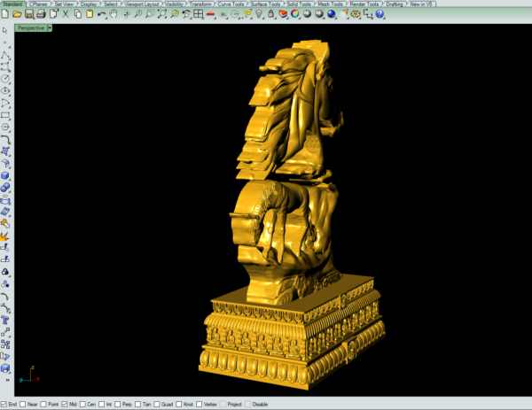Horse Statue 3D-print file - Image 9