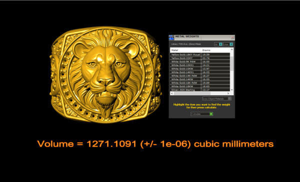 Lion Ring 3D-print model file-3 - Image 4