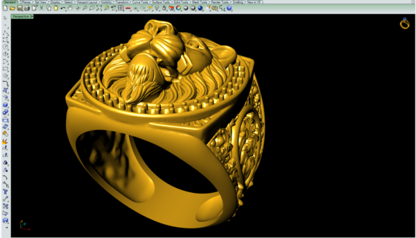 Lion Ring 3D-print model file-3 - Image 7