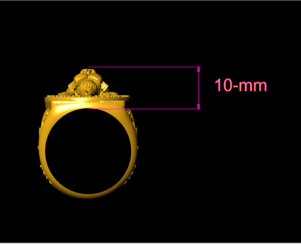 Lion Ring 3D-print model file-3 - Image 8