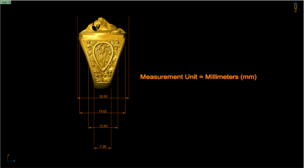 Lion Ring 3D-print model file-3 - Image 9