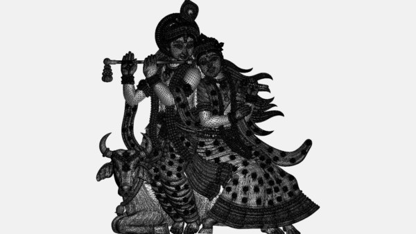 Radhakrishna 3dprint model file-4 - Image 10