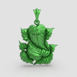 Leaf Ganesha pendant file- pic- 1