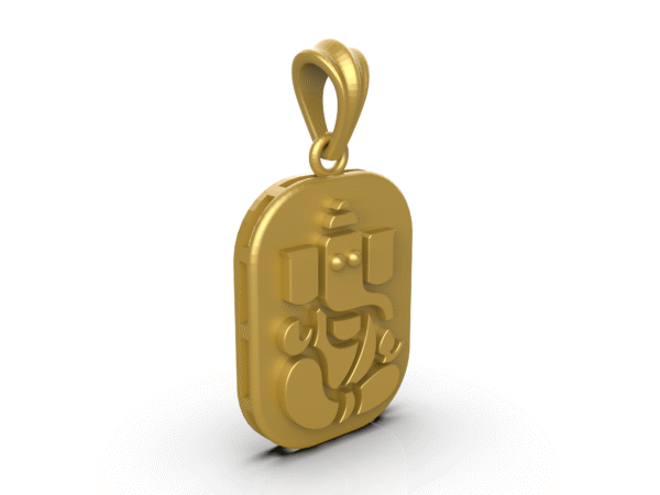 Ganesh pendant 3D-print file-2- pic- 1