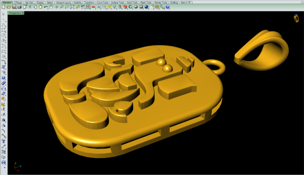 Ganesh pendant 3D-print file-2 - Image 6