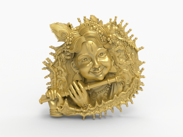 Krishna face stl file-3- pic- 1
