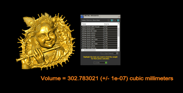 Krishna face stl file-3 - Image 5