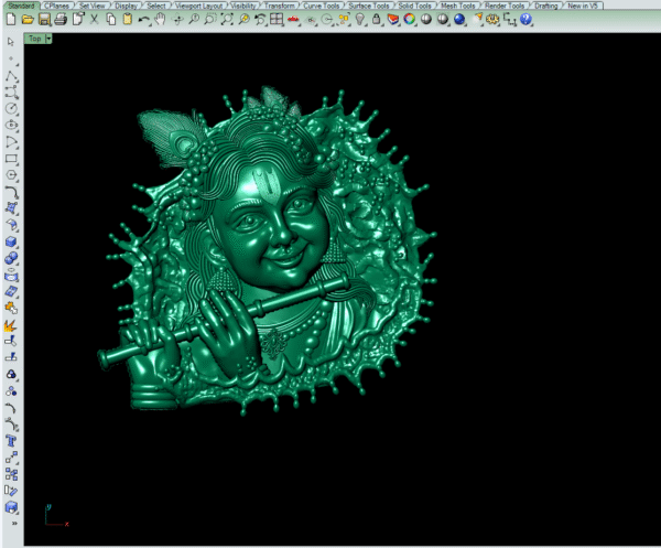 Krishna face stl file-3 - Image 7