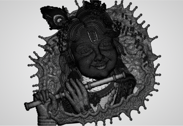 Krishna face stl file-3 - Image 10