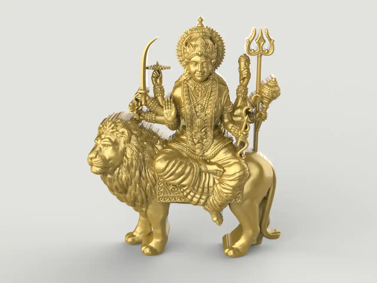 Sherawali mata stl file
