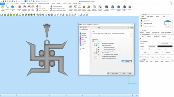 Swastik pendant 3D-printing file - Image 7