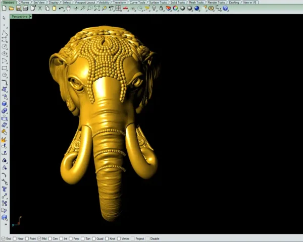 Elephant Ring 3Dprint File-2 - Image 2