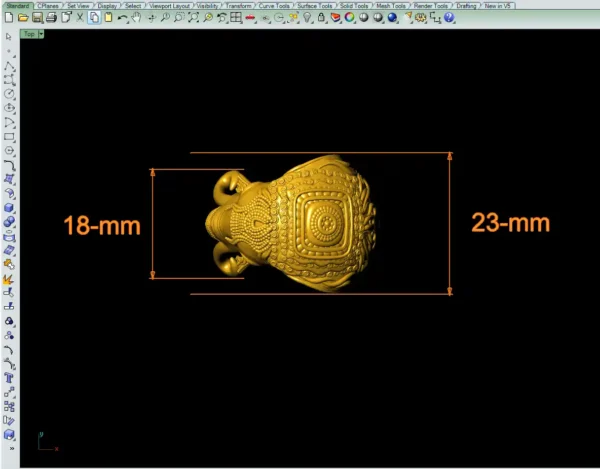 Elephant Ring 3Dprint File-2 - Image 3