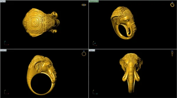 Elephant Ring 3Dprint File-2 - Image 4