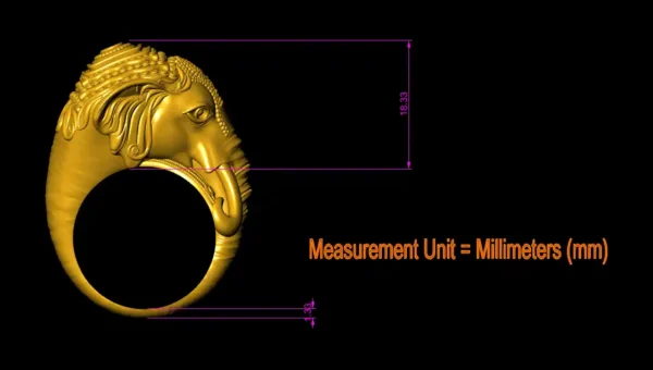 Elephant Ring 3Dprint File-2 - Image 7