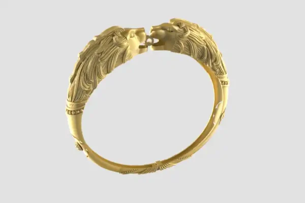 Lion face bangle file-1- pic- 1