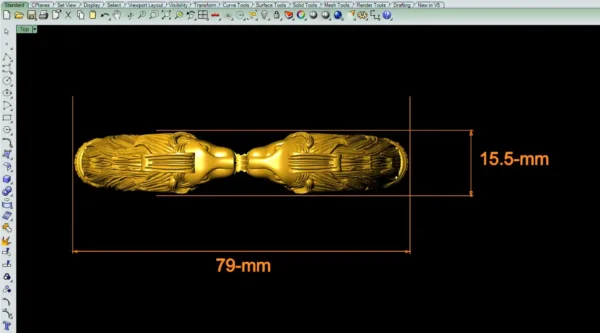 Lion face bangle file-1 - Image 11