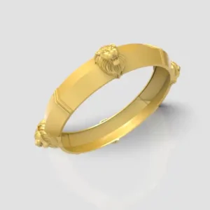 Lion face bangle file-2- pic-001