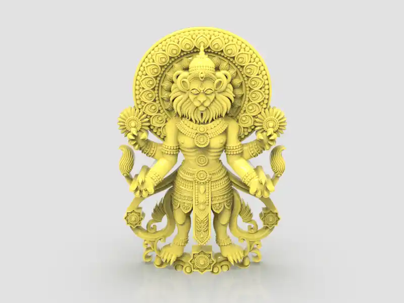 Narsimha pendant CAD file