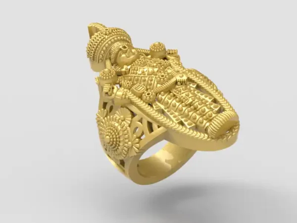 Tirupati Balaji ring stl-file- pic- 1