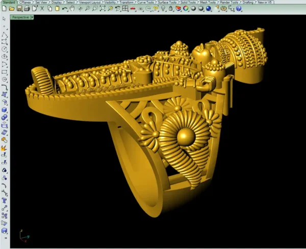 Tirupati Balaji ring stl-file - Image 8