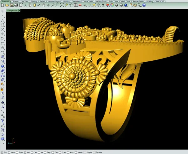 Tirupati Balaji ring stl-file - Image 9