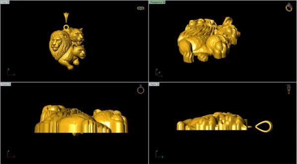 Carnivores pendant stl file - Image 3