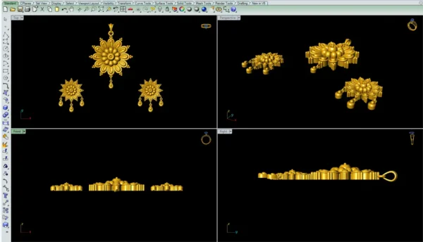 Pendant set CAD file-1 - Image 3